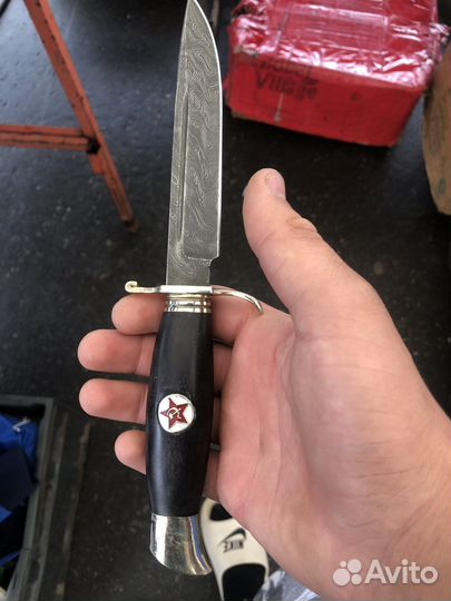 Нож финка нквд Домаскава сталь