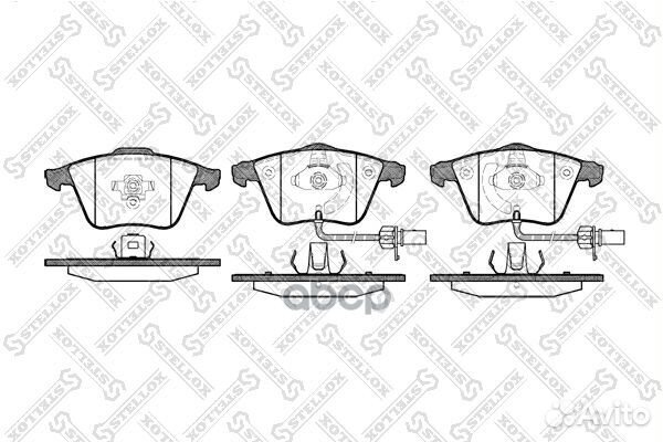 Колодки дисковые передн. 002 003-SX Stellox