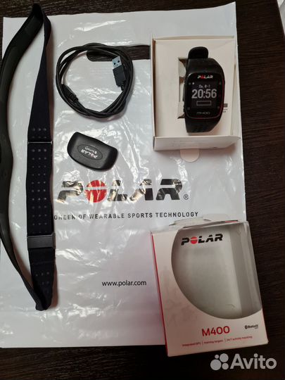 Пульсометр Polar M400 с датчиком пульса Н7