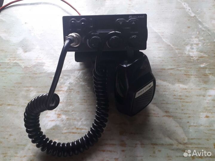 Автомобильная рация с антенной