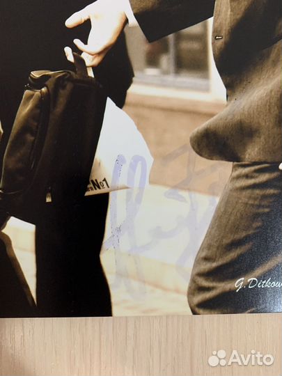 Фотография с автографом Андрея Шевченко