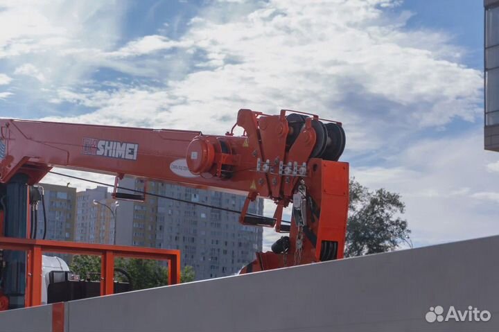 Бортовой грузовик DongFeng C120L с КМУ Shimei, 2024