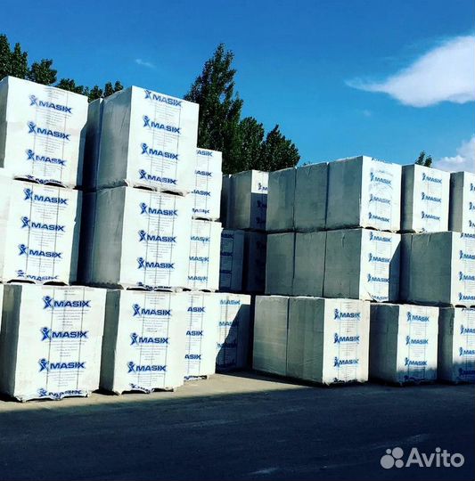 Газоблок Masix D500 200x200x625