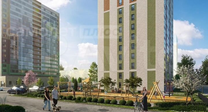 2-к. квартира, 47,8 м², 12/17 эт.