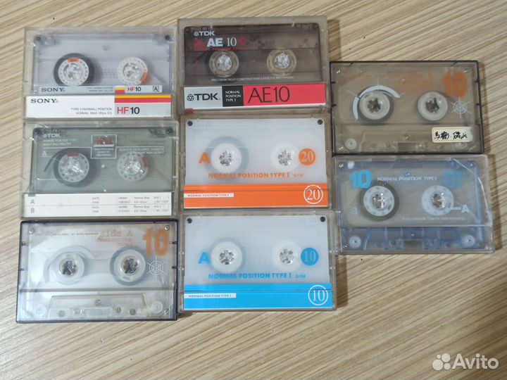 Аудиокассеты 10.20.46.60.90 б.у