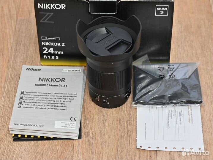 Объектив Nikon nikkor Z 24mm f/1.8 S