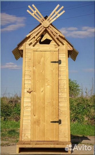 Дачный туалет с кошкой пэч 765
