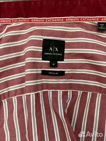 Armani exchange рубашка мужская