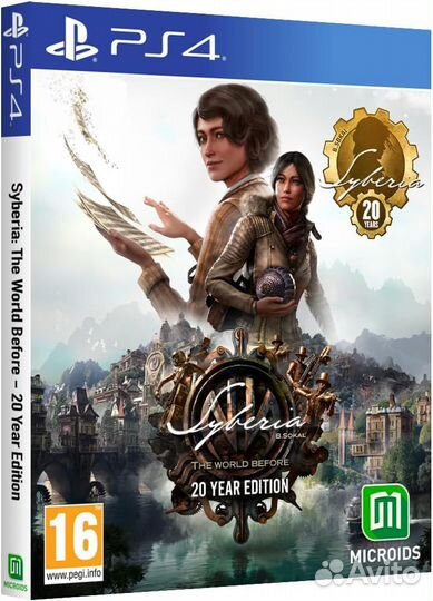 PS4 диск Syberia The World Before. 20 Year Edition