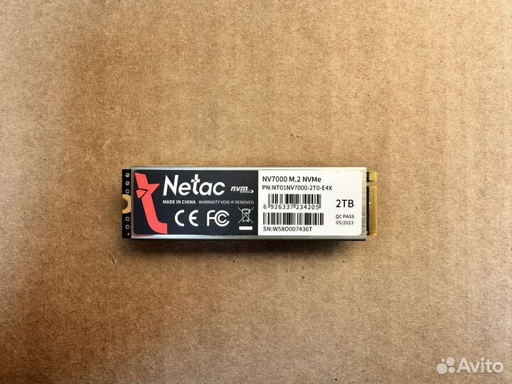 Накопитель SSD Netac NVMe NV7000 2Tb