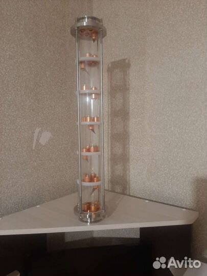 Тарельчатая колона 3 дюймовая 7 этажная медная