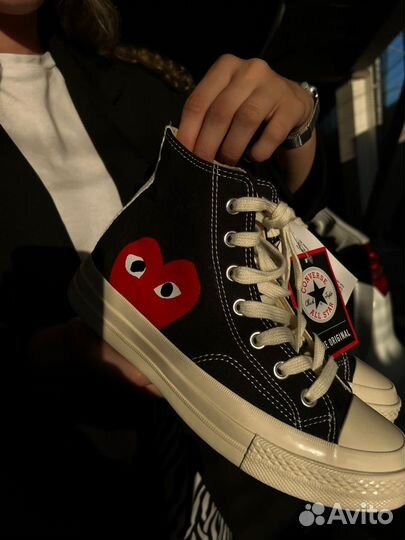 Converse play comme des garcons женские