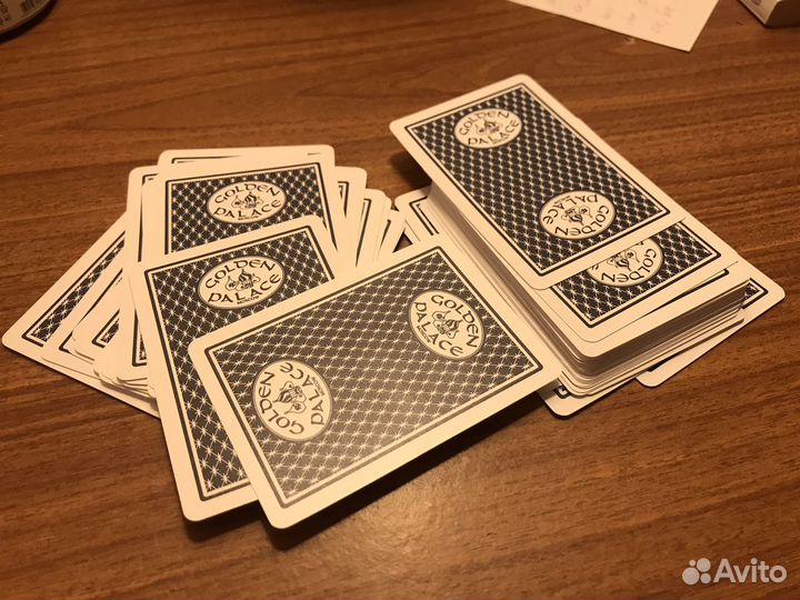 Карты игральные Golden Palace пластиковые оригинал