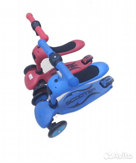 Самокат 3-х колесный беговел Scoot&Ride HighwayKic