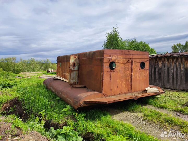 Плавучий лодочный гараж, железный