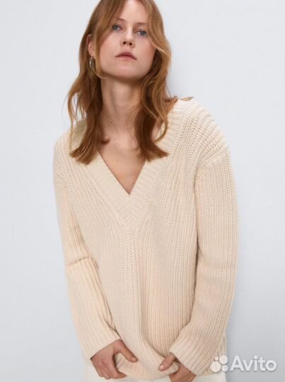 Свитер Zara M вязаный