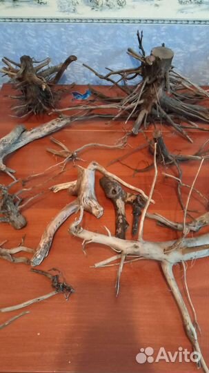 Коряги для аквариума подготовленные