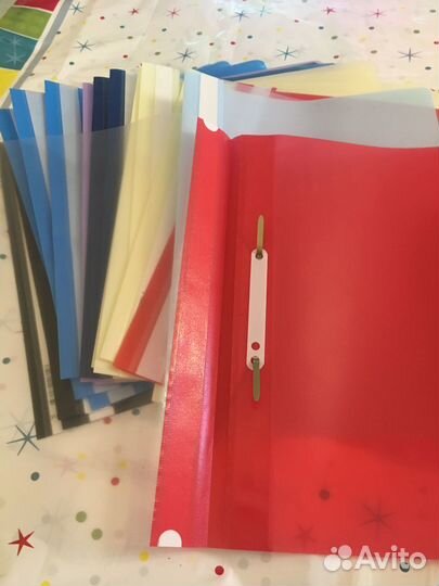 Папка скоросшиватель А4 бу, Папка с файлами на 10