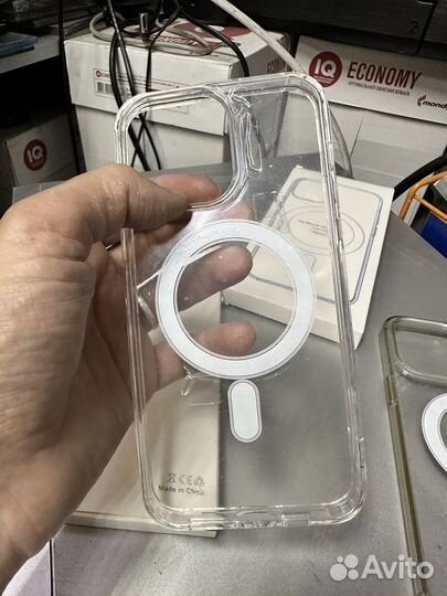 Чехол прозрачный на iPhone 14 pro max magsafe