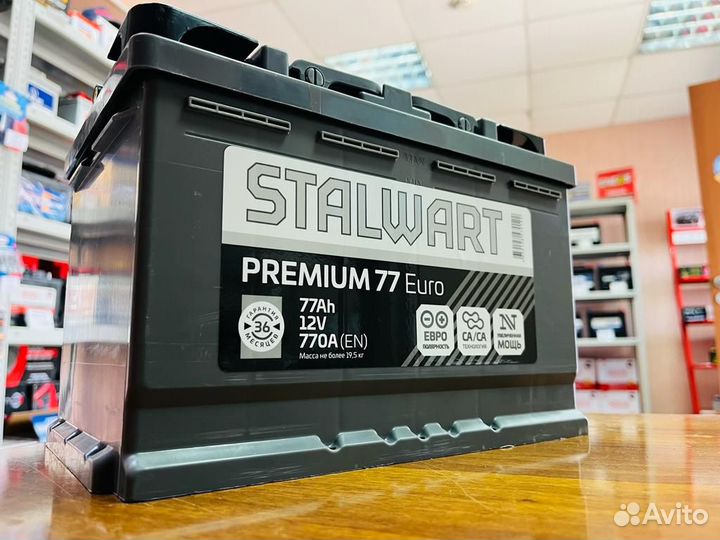 Аккумулятор 77 Ач на Рено Логан Сандеро Степвей