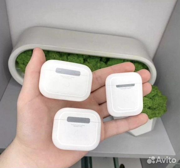 AirPods 2/3/PRO Новые+Гарантия+Чехол, Ростест