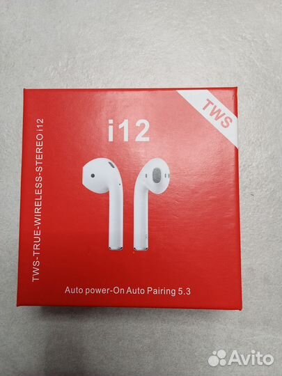 Беспроводные наушники i12 TWS