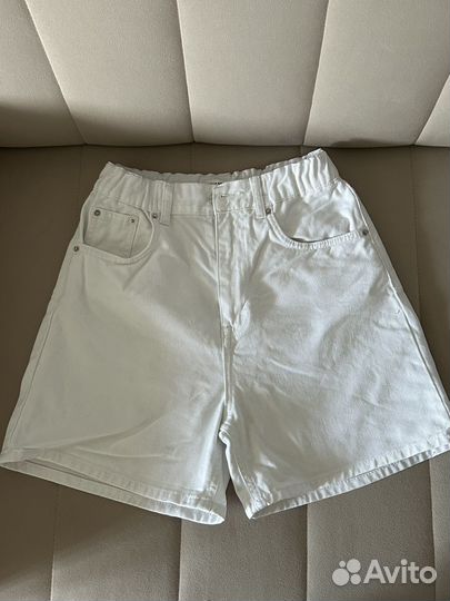Джинсовые шорты белые