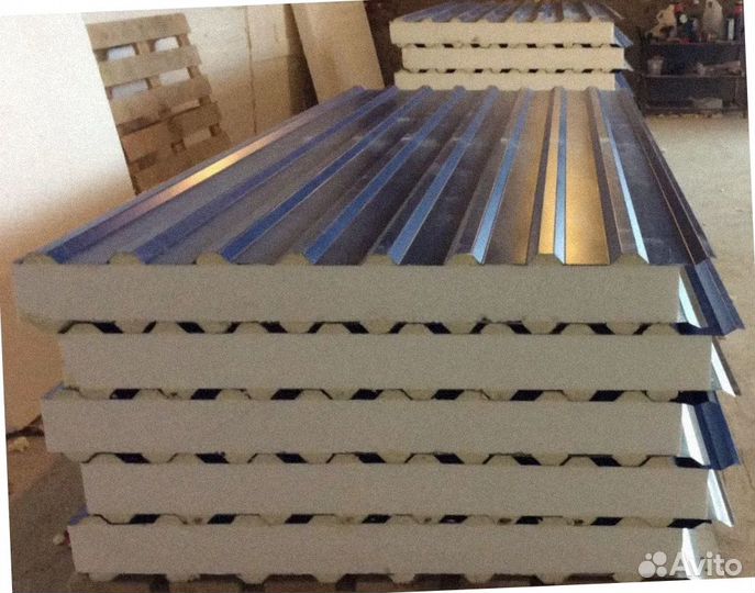 Сэндвич панели кровельные PIR от 200 м2