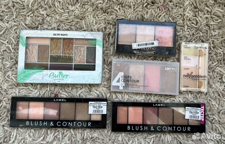 Тени для век NYX палетки румяна