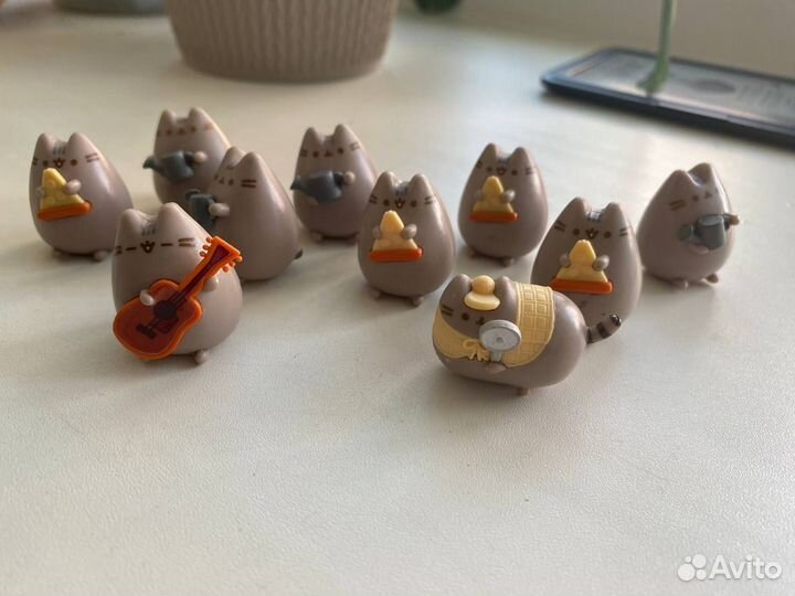 Игрушка кот Pusheen из шоколадного яйца