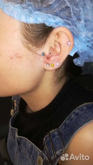 Прокол ушей,пирсинг