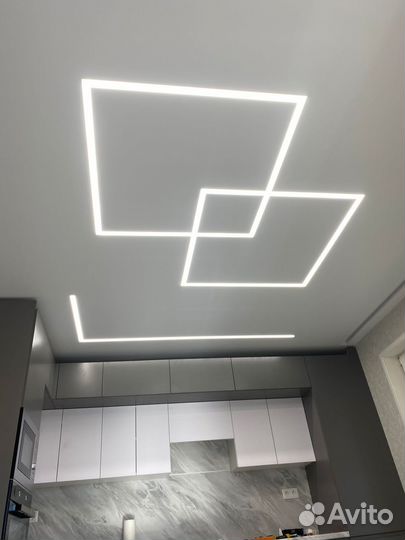 Натяжные потолки без посредников любой сложности