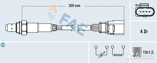 Лямбда-зонд FAE 77463