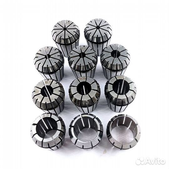 Цанги ER25 комплект из 11 штук (3, 4, 5, 6, 8, 10