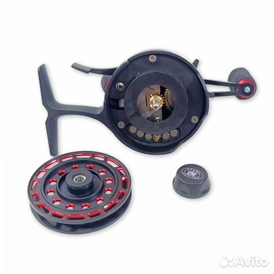 Зимняя катушка Ice Grows 60A Red под левую руку