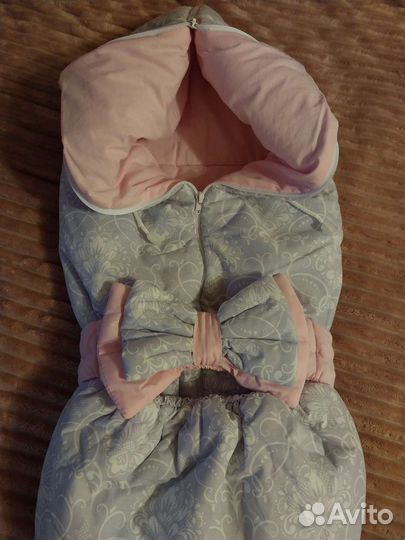 Конверт на выписку для девочки осень