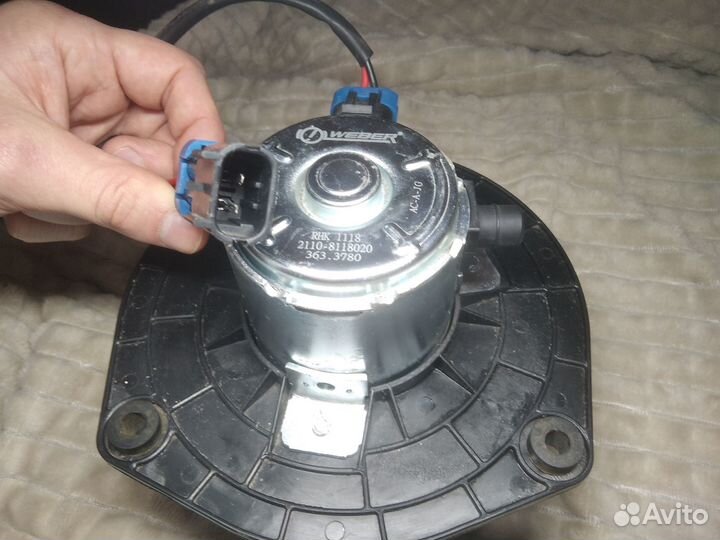 Weber электровентилятор отопителя на приору