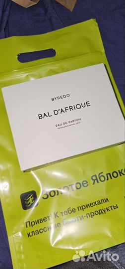 Парфюмерная вода byredo bal dafrique