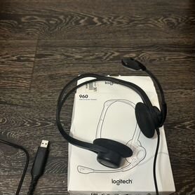 Проводные наушники Logitech 960 USB Headset