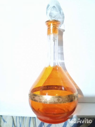 Графин апельсиновое стекло