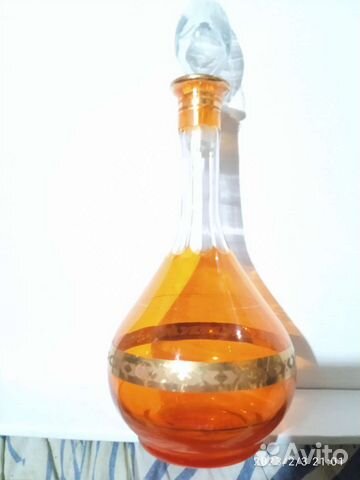 Графин апельсиновое стекло