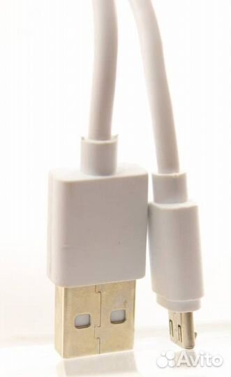 Кабель micro USB 1.5A, Белый (Пластиковый бокс), 1