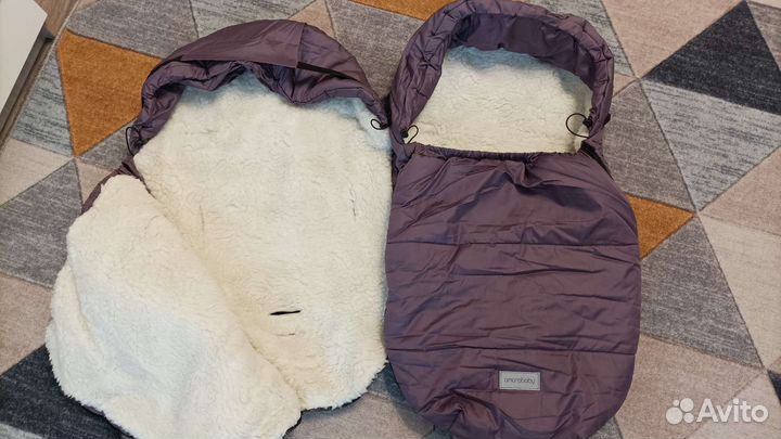 Конверт на овчине 85 см