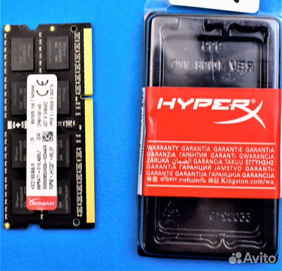 DDR3 8 GB 1866 mhz HyperX Fury sodimm Игровая