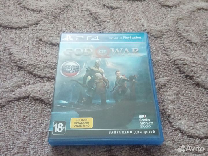 Диск God of war ps4