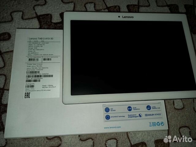 Lenovo tab 2 a10 30
