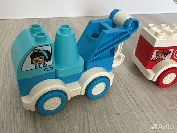 Lego Duplo 10917 10918 пожарная машина и эвакуатор