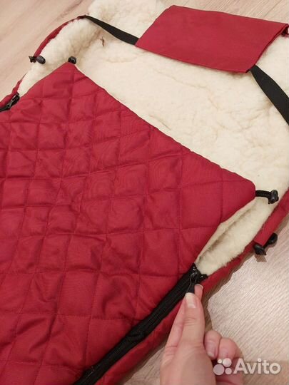 Зимний конверт в коляску до 3 лет