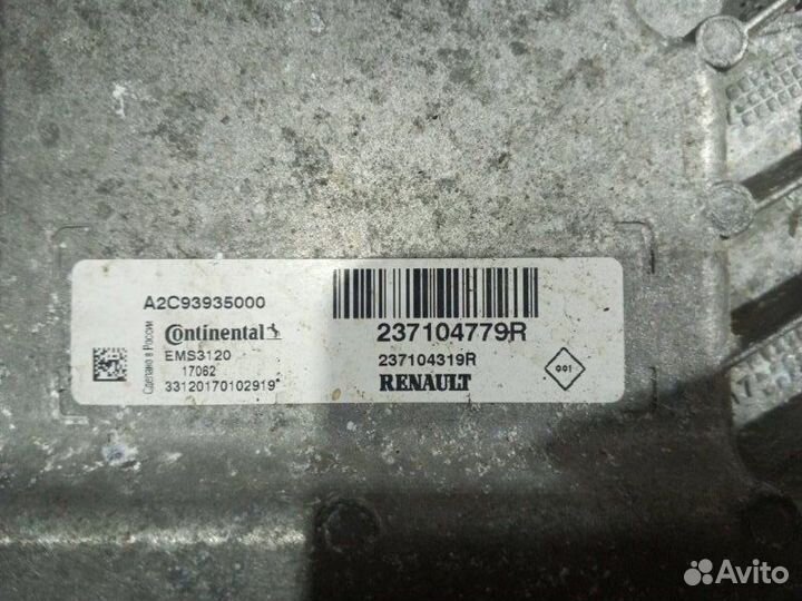 Эбу двигателя Renault Logan 2 1.6 K7MA812 2017