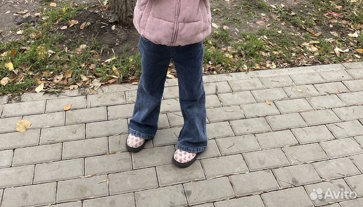 Джинсы утепленные для девочки 116